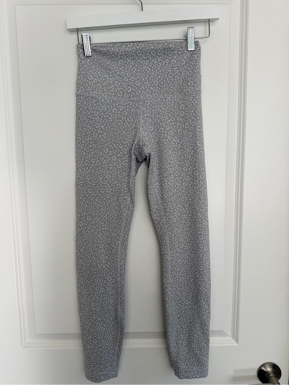 lululemon Wunder Under Grey Leopard Print High-Rise Leggings